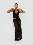 Marenya Lace Maxi Skirt Black