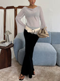 Jodie Maxi Skirt Black