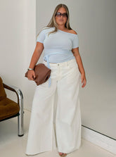 Darla Low Rise Straight Leg Jean White Curve