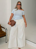 Darla Low Rise Straight Leg Jean White Curve