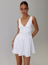 Soul Shining Mini Dress White