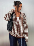 Brienna Zip Jacket Brown