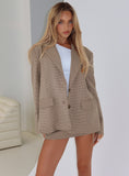 Deane Blazer Brown Check