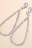 Live A Little Teardrop Rhinestone Earrings