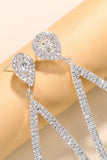 Live A Little Teardrop Rhinestone Earrings