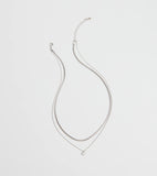 Simple Touch Rhinestone Layered Necklace