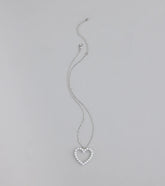 Capture Hearts Pearl Charm Necklace