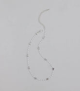 Cute Dainty Butterfly Pearl Beaded Necklace