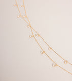 On Repeat Layered Stone Belly Chain
