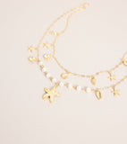 Sea You There Pearl Charm Necklace