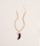 Wild Charm Tooth Pendant Necklace