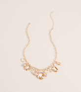 Luxe Statement Gemstone Necklace