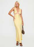 Prophecies Lace Maxi Dress Lemon