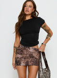 Laniyah Mini Skirt Animal Multi