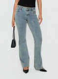 Bethany Low Rise Bootleg Jeans Ice Wash