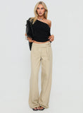 Boxie Mid Rise Wide Leg Jeans Washed Green