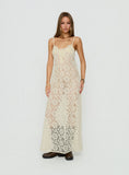 Lovedream Lace Maxi Dress Yellow