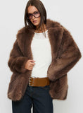 Super Trouper Faux Fur Jacket Multi