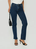 Harpor Mid Rise Slim Skinny Jean Mid Blue Wash