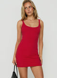 Daily Define Kasper Mini Dress Red