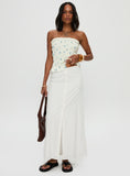 Jasmira Maxi Skirt White