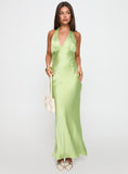 Gloriana Halter Maxi Dress Green