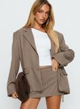 Deane Blazer Brown Check