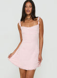 Beacall Mini Dress Light Pink