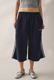 iets frans… Harri Piped Wide Leg Cropped Jogger Pants