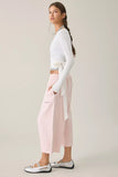 iets frans… Harri Piped Wide Leg Cropped Jogger Pants