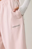 iets frans… Harri Piped Wide Leg Cropped Jogger Pants