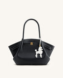 Poodle Bag Charm - White