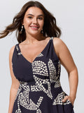 Supersoft V Neck Dot Print Romper