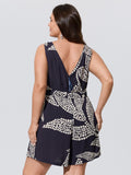Supersoft V Neck Dot Print Romper