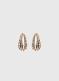 Natilee Teardrop Stud Earrings Multi