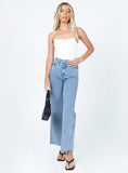 Arlington High Rise Straight Leg Jeans Denim