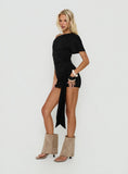 Eastside Girls Off Shoulder Cinched Mini Dress Black
