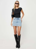Gazelle Denim Skort Light Wash