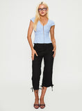 Hot Rod Capri Pant Black