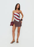 Aztro Micro Mini Skirt Groovy Multi