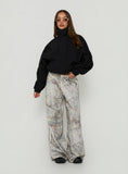 Kallow Funnel Neck Windbreaker Jacket Black