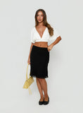 Anatola Midi Skirt Black
