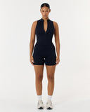 Serenity Scrunch Shorts 6" | Black