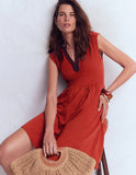 May Embroidered Short Dress