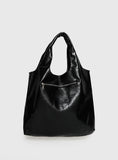 Find Your Love Eyelet Detail Shoulder Bag Black