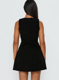 Alfalfa Corduroy Mini Dress Black
