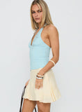 Your Best Girl Mini Skirt Cream