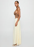 Su Casa Low Waist Maxi Skirt Yellow