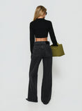 Konstanze High Rise Baggy Jeans Washed Black