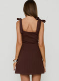 Neverending Mini Dress Dark Brown
